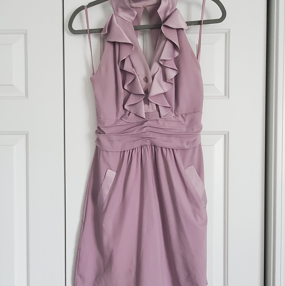 High Neck Cocktail Dress
